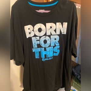 AND1 Black‎ and Blue Mens Graphic T-Shirt